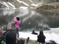 Wanderung im Vall d'Incles - Pause am See