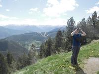 Panoramaaussicht vom Coll de la Botella (2069m)