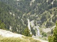 Vall de Nuria - Strecke der Zahnradbahn und Pilgerpfad