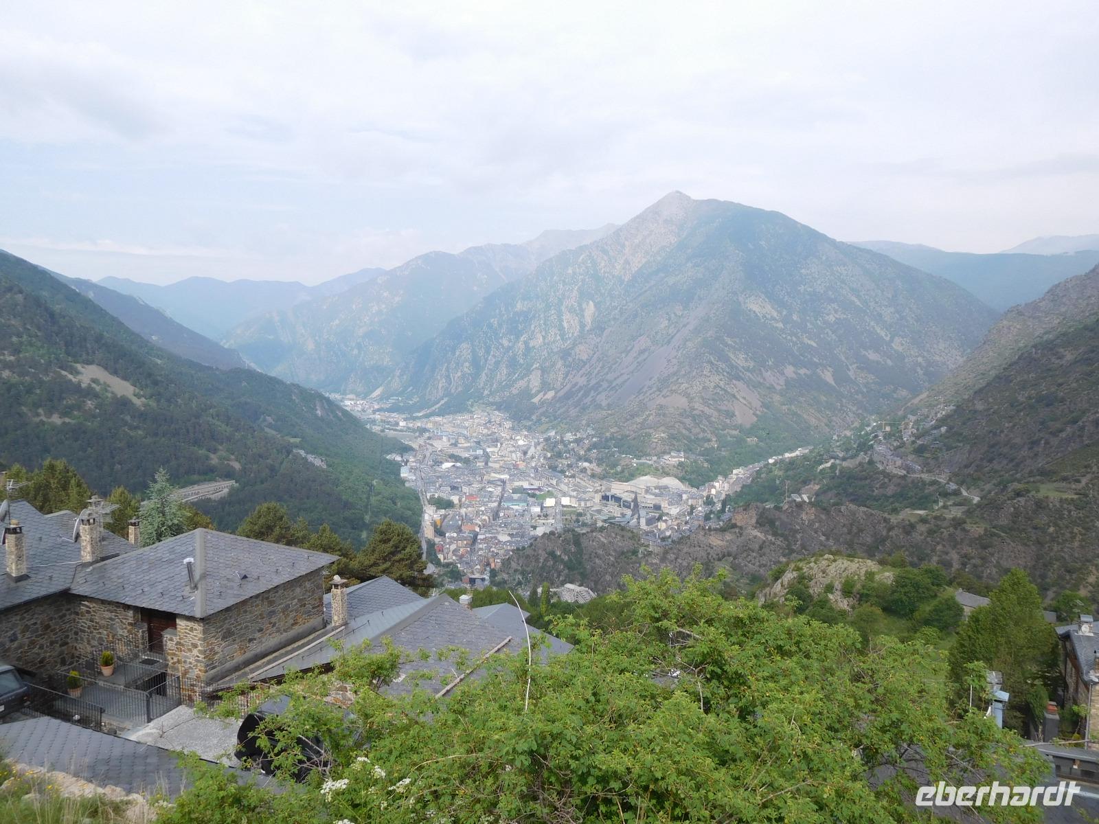 Blick über Andorra la Vella