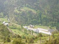 Wandern Vall del Riu - Blick auf die Sant Martí de la Cortinada