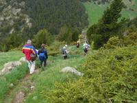 Wanderung Vall del Riu - der Abstieg