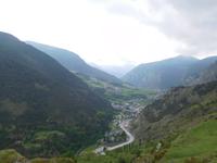 Wanderung Vall del Riu - Blick über Canillo