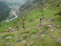 Wanderung Vall del Riu - Abstieg nach Canillo