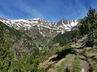 Blick auf den höchsten Berg Comapedrosa