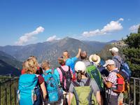 Unser Bergführer Marco mit der Gruppe