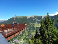 Aussichtspunkt Mirador Roc Del Quer bei Canillo in Andorra
