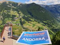 Aussichtspunkt Mirador Roc Del Quer bei Canillo in Andorra