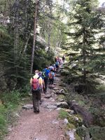 Eberhardt Wandergruppe beim Aufstieg