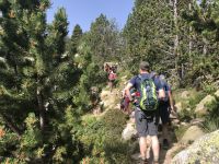 Eberhardt Wandergruppe tapfer beim Aufstieg