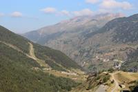 Blick in die Berge von Andorra