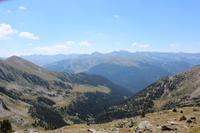 Blick in die Pyrenäen von Andorra