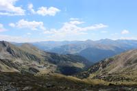 Panoramablick der Pyrenäen