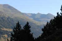 Blick in die Pyrenäen