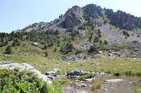 Landschaft in den Pyrenäen