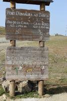 Tafel auf 2408m Höhe