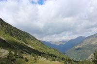 Blick in die Pyrenäen von Andorra