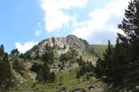 Blick auf die Pyrenäen