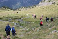 Abstieg in den Pyrenäen