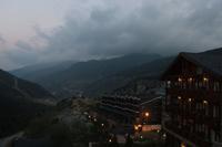 Blick vom Hotel in den Morgenstunden