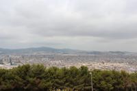 Blick über die Stadt von Barcelona