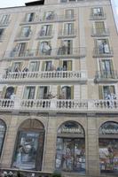 Hausfasade in Barcelona