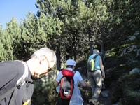 Eberhardt-Gäste beim Wandern, Vall de Riu