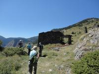 zerfallene Häuser in den Bergen bei Canillo