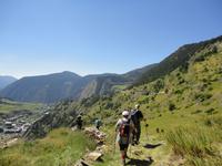 Eberhardt-Gäste in den Bergen bei Canillo