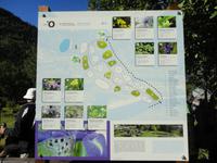Hinweistafel Botanischer Garten