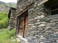 altes, verfallenes Bergdorf