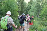 Abstieg ins Tal