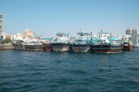 iranische Golf-Schiffe am Dubai Creek