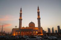abendliche Moschee in Dubai