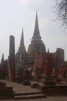 der Wat Phra Si Sanphet im Zentrum des alten Ayutthaya
