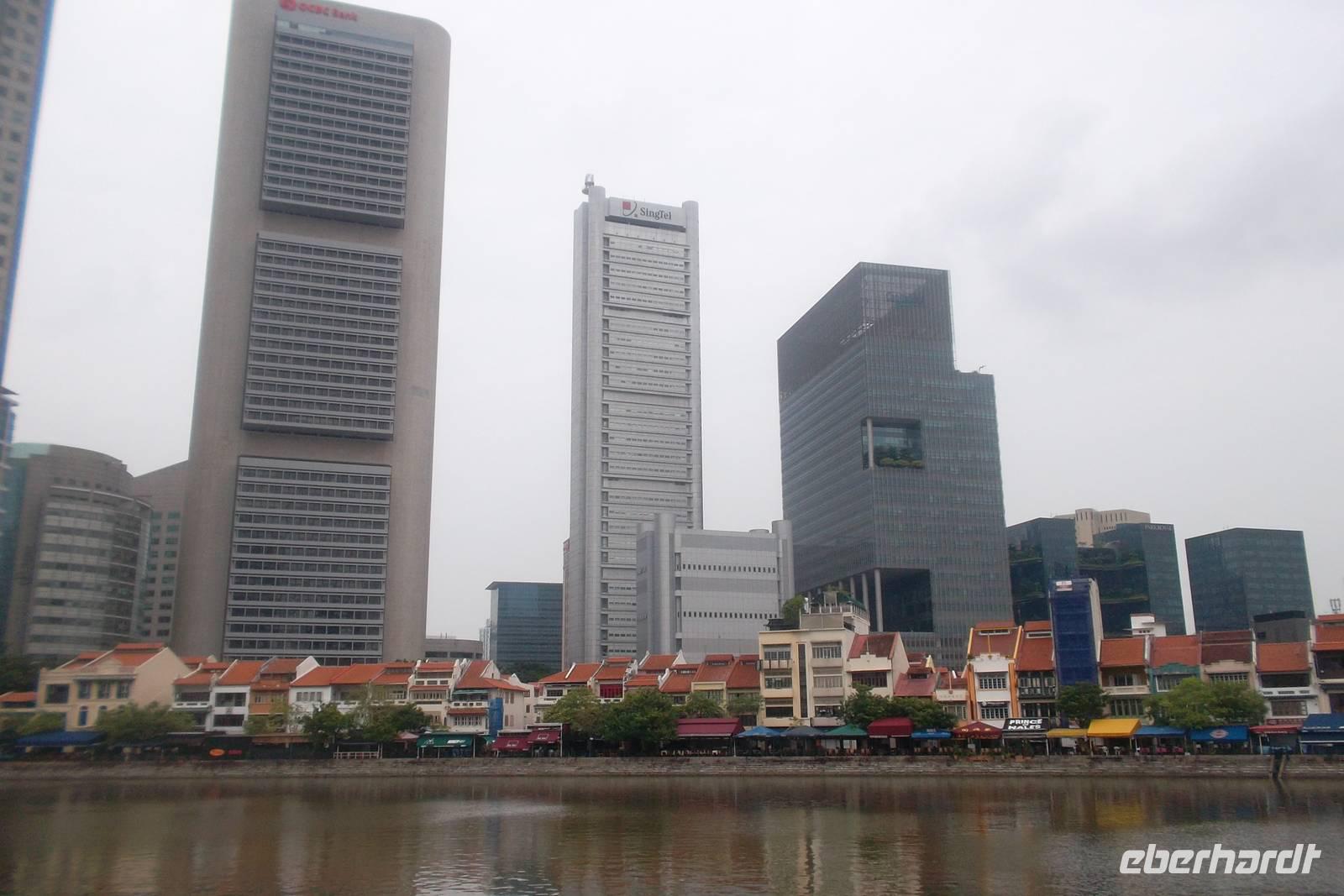 Blick nach Chinatown in Singapur