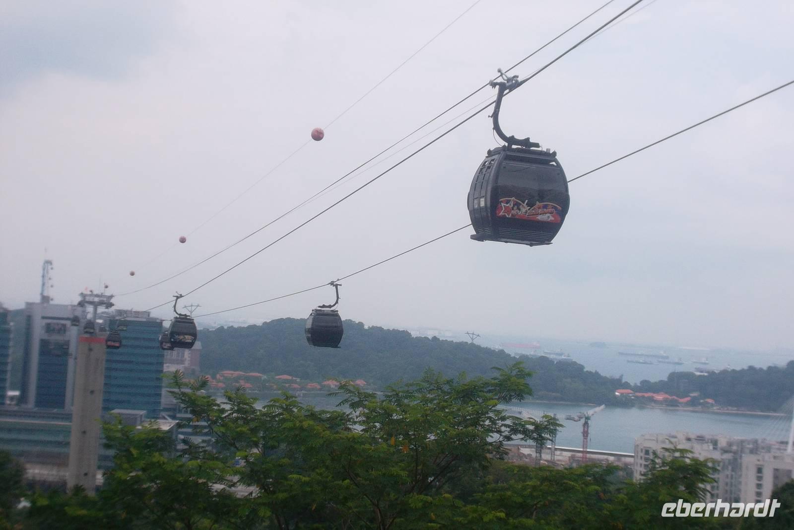 Abendessen in der Seilbahn 