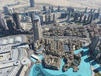 Dubai - Oman - Dubai-Mall -  Blick vom Burj Khalifa