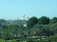 Dubai - Oman -  Ausflug nach Abu Dhabi -  Hotel Emirates Palace - Blick zum Sheikh Palast