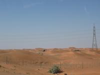 Dubai - Oman - Fahrt nach Al Ain - die rote Wüste