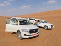 Dubai - Oman - Fahrt nach Wahiba Sands - in der Sandwüste