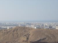 Dubai - Oman - Fahrt nach Muscat - Blick auf die Stadt