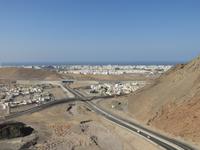 Dubai - Oman - Fahrt nach Muscat - Blick auf die Stadt