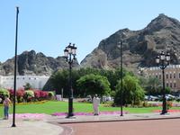 Dubai - Oman - Muscat - Sultanspalast Qasr al-Alam - Parkanlage