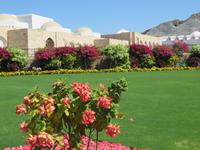 Dubai - Oman - Muscat - Sultanspalast Qasr al-Alam - Parkanlage