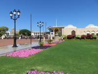 Dubai - Oman - Muscat - Sultanspalast Qasr al-Alam - Parkanlage