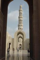 Hauptminarett der Großen Sultan Qaboos Moschee