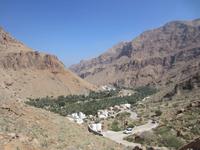 Blick auf das Wadi Tiwi