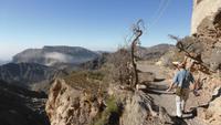 Wanderung im Jebel Akhdar Gebirge