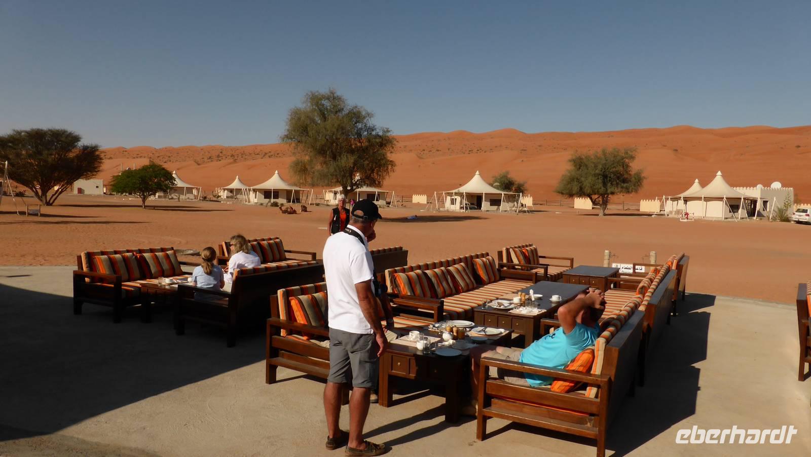in unserem Wüstencamp